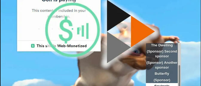 A PeerTube video utilizing Web Monetization